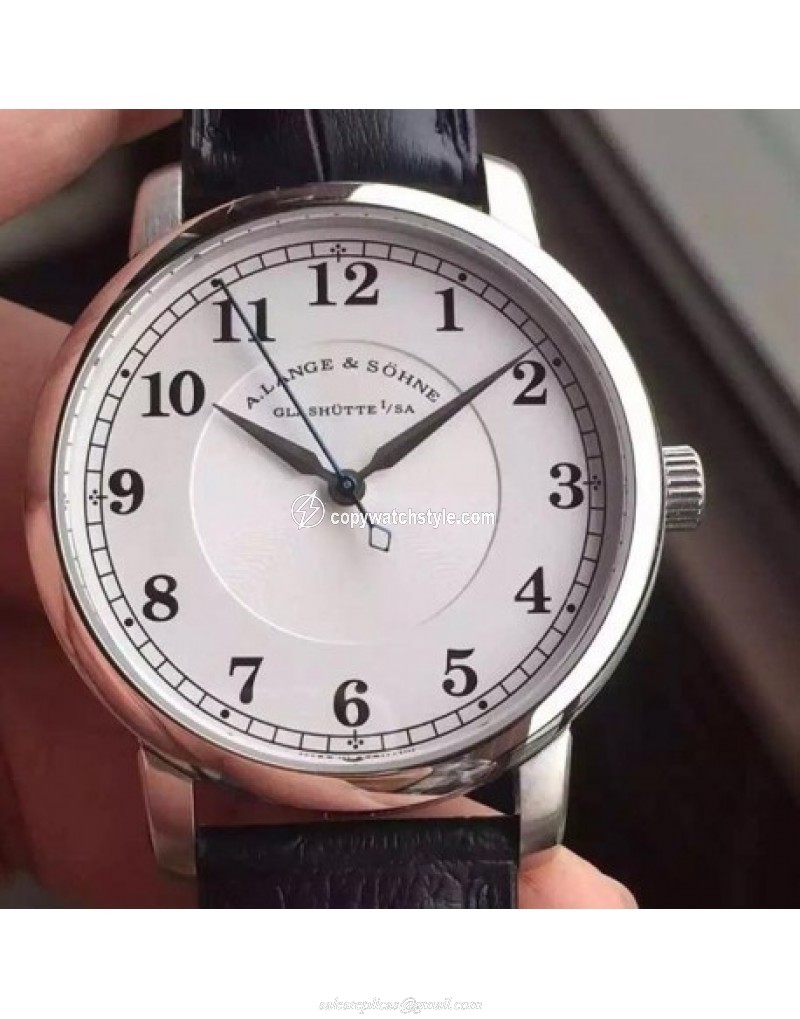 A. Lange & Sohne Saxonia Stainless Steel White A. Lange & Sohne Saxonia Stainless Steel White