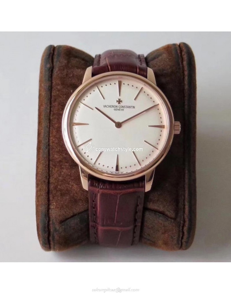 Vacheron Constantin Patrimony 81180/000R-9159 KZ Rose Gold Silver Vacheron Constantin Patrimony 81180/000R-9159 KZ Rose Gold Silver