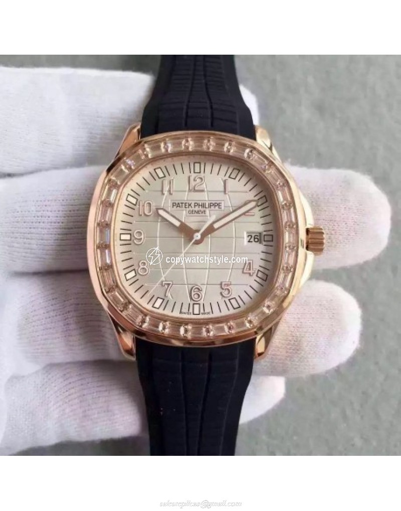 Patek Philippe Aquanaut Ladies 5069R MK Rose Gold & Diamonds Gold Patek Philippe Aquanaut Ladies 5069R MK Rose Gold & Diamonds Gold