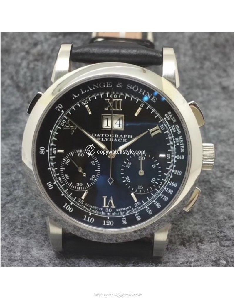 A. Lange & Sohne Datograph Flyback BM Stainless Steel Black A. Lange & Sohne Datograph Flyback BM Stainless Steel Black