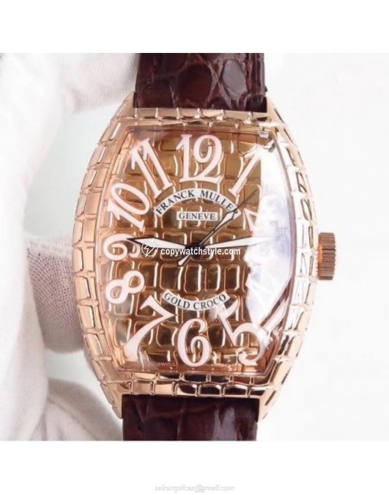 Franck Muller Gold Croco 8880 SC GOLD CRO Rose Gold Rose Gold Franck Muller Gold Croco 8880 SC GOLD CRO Rose Gold Rose Gold