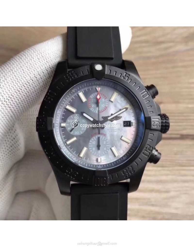 Breitling Avenger II USA Military Limited Edition M13371BU GF PVD Blue Mother Of Pearl 