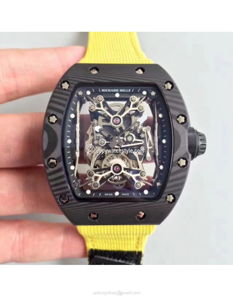 Richard Mille RM50-27-01 NTPT KV Black Forged Carbon Black & Skeleton Richard Mille RM50-27-01 NTPT KV Black Forged Carbon Black & Skeleton
