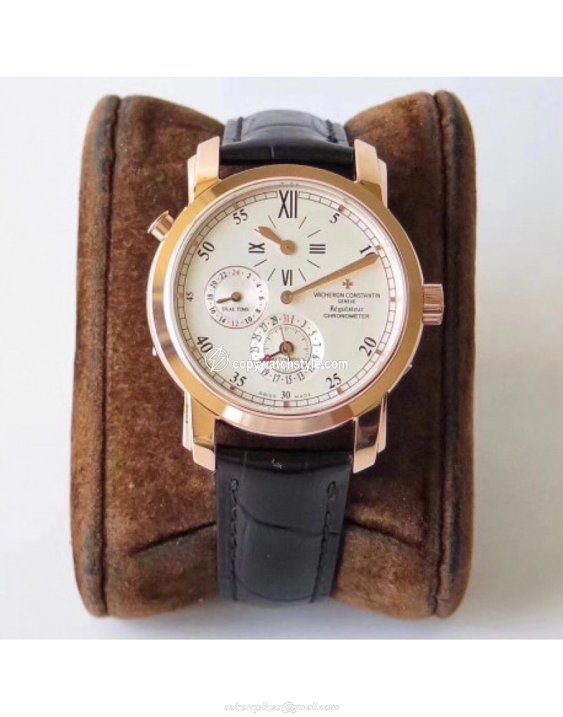 Vacheron Constantin Malte Regulateur Dual Time 42005/000J K11 Rose Gold White Vacheron Constantin Malte Regulateur Dual Time 42005/000J K11 Rose Gold White