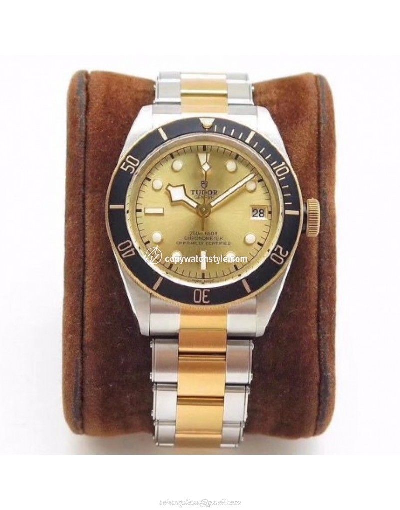 Tudor Heritage Black Bay S&G M79733N-0004 ZF Stainless Steel & Rose Gold Champagne Tudor Heritage Black Bay S&G M79733N-0004 ZF Stainless Steel & Rose Gold Champagne
