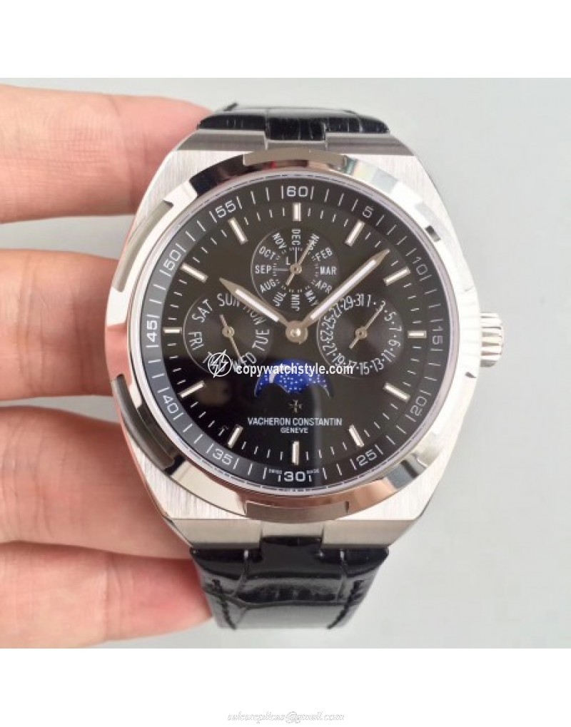 Vacheron Constantin Overseas Ultra Thin Perpetual Calendar 4300V/120G-B102 BF Stainless Steel Black Vacheron Constantin Overseas Ultra Thin Perpetual Calendar 4300V/120G-B102 BF Stainless Steel Black