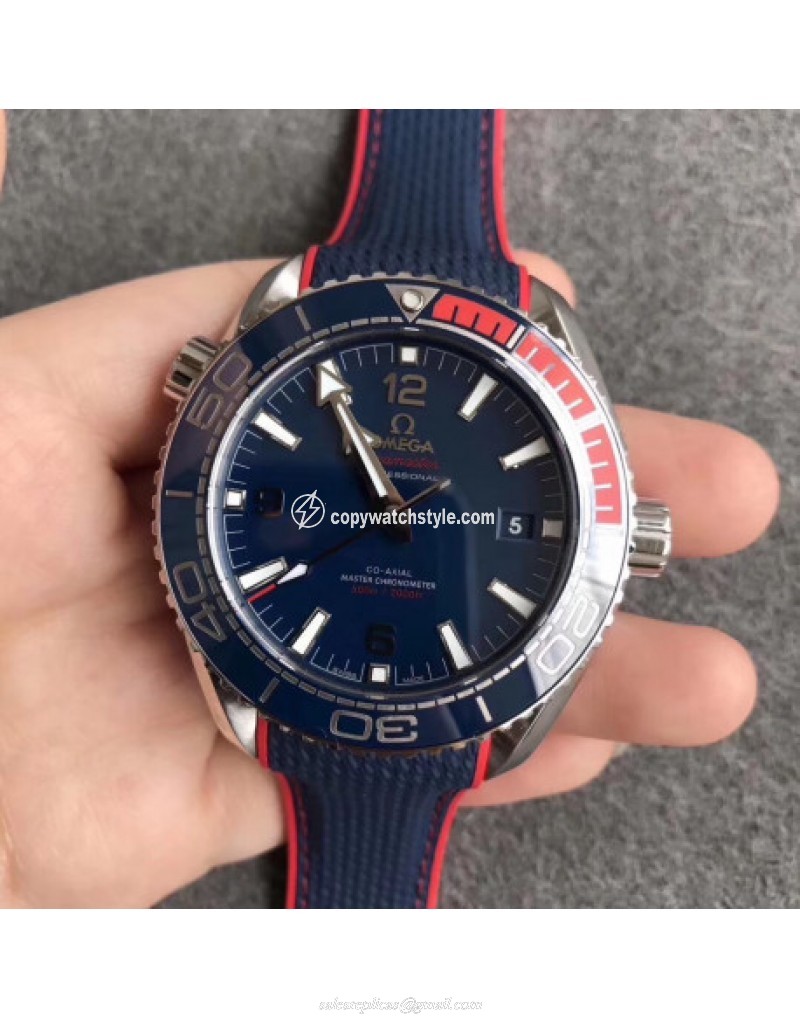 Omega Seamaster Planet Ocean 600M Pyeongchang 2018 522.32.44.21.03.001 VS Stainless Steel Blue Omega Seamaster Planet Ocean 600M Pyeongchang 2018 522.32.44.21.03.001 VS Stainless Steel Blue