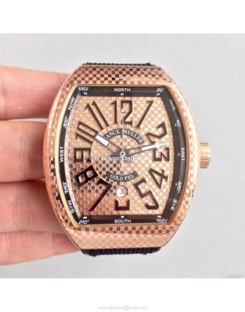 Franck Muller Vanguard V45 ABF Rose Gold Rose Gold Franck Muller Vanguard V45 ABF Rose Gold Rose Gold