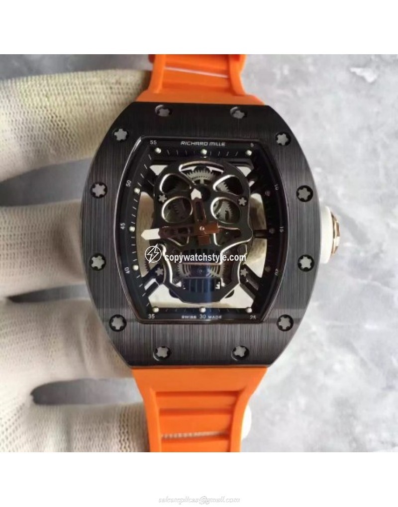 Richard Mille RM052 KV Black Ceramic Black Skull Richard Mille RM052 KV Black Ceramic Black Skull