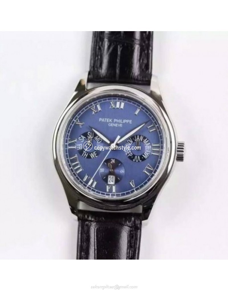 Patek Philippe Annual Calendar 5035G Stainless Steel Blue 