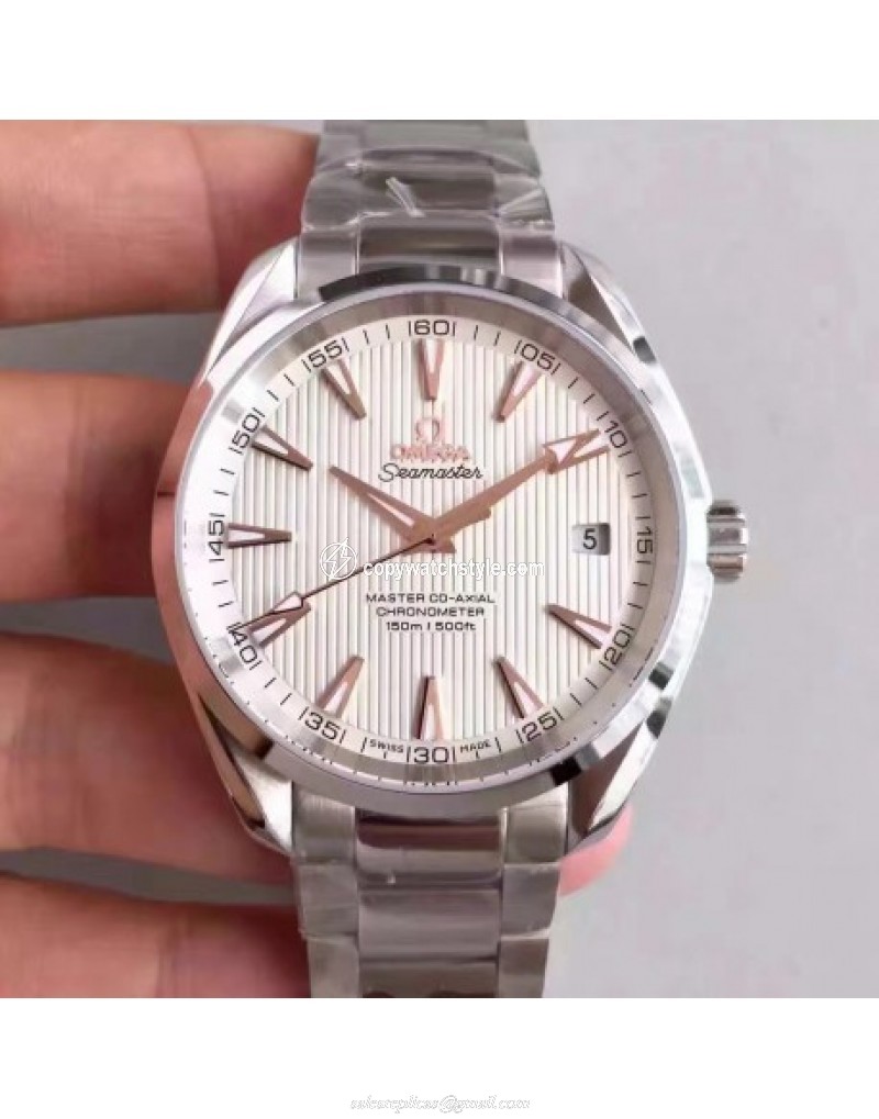 Omega Seamaster Aqua Terra 150M Master Co-Axial 231.13.42.21.02.003 KW Stainless Steel White Omega Seamaster Aqua Terra 150M Master Co-Axial 231.13.42.21.02.003 KW Stainless Steel White