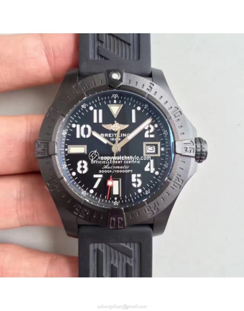 Breitling Avenger II Seawolf A1733110/I519/152S/A20SS.1 Limited Edition PVD Black Breitling Avenger II Seawolf A1733110/I519/152S/A20SS.1 Limited Edition PVD Black