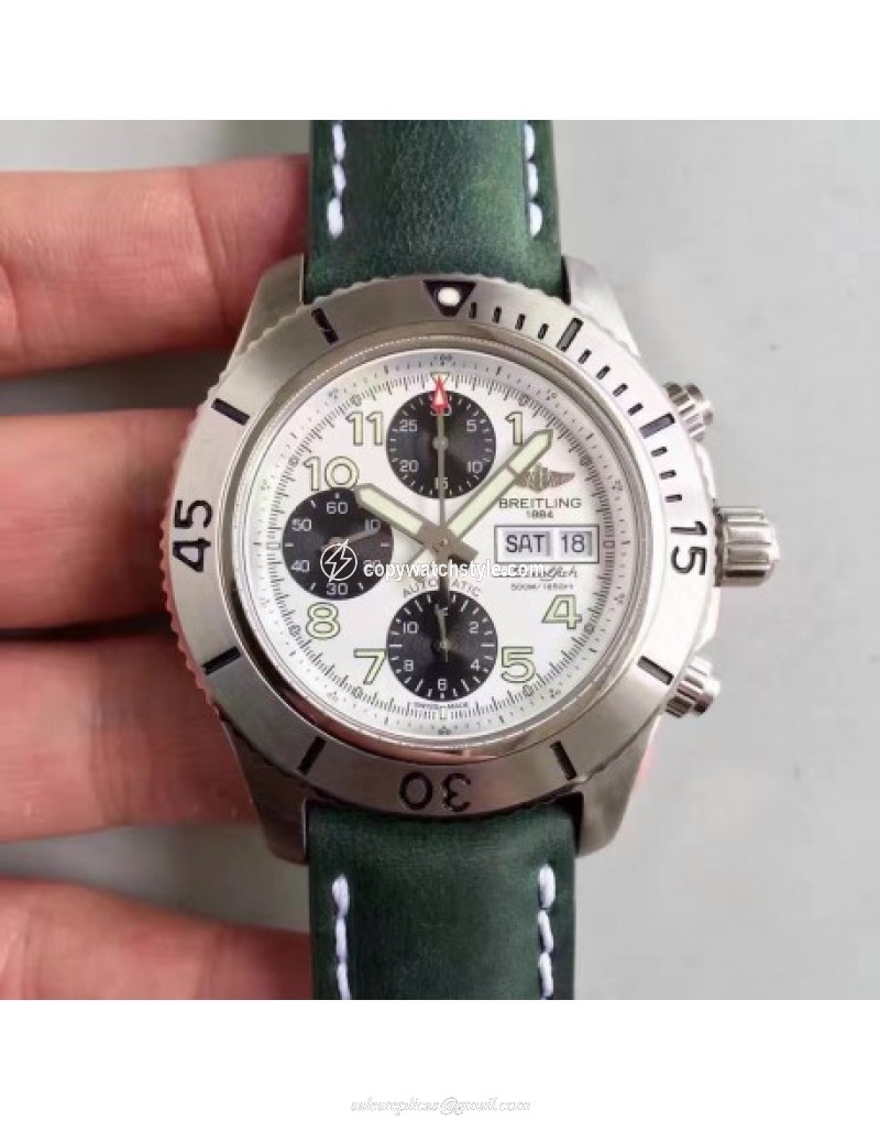 Breitling Superocean Chronograph Steelfish A13341C3/G782/189X/A20BASA.1 Noob Stainless Steel White Breitling Superocean Chronograph Steelfish A13341C3/G782/189X/A20BASA.1 Noob Stainless Steel White