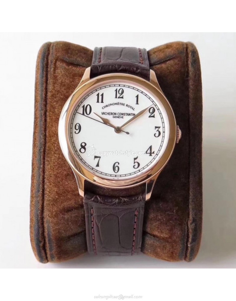 Vacheron Constantin Historiques Chronometre Royal 1907 86122/000R-9362 GS Rose Gold White Vacheron Constantin Historiques Chronometre Royal 1907 86122/000R-9362 GS Rose Gold White