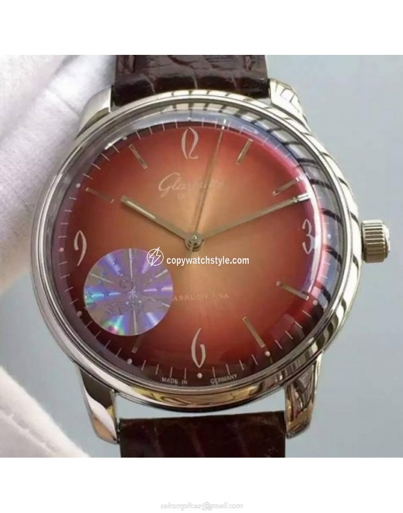 Glashutte Senator Sixties Stainless Steel Red Glashutte Senator Sixties Stainless Steel Red