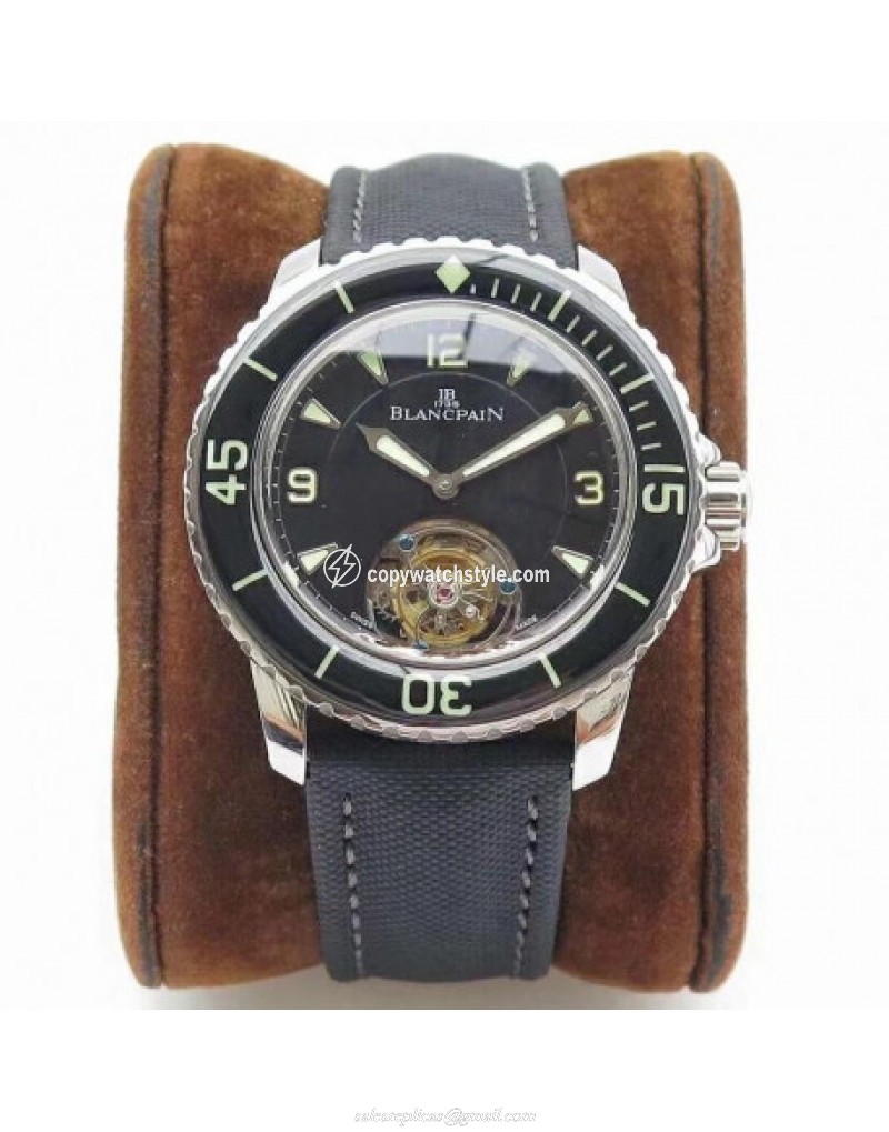 Blancpain Fifty Fathoms Tourbillon ZF Stainless Steel Black 