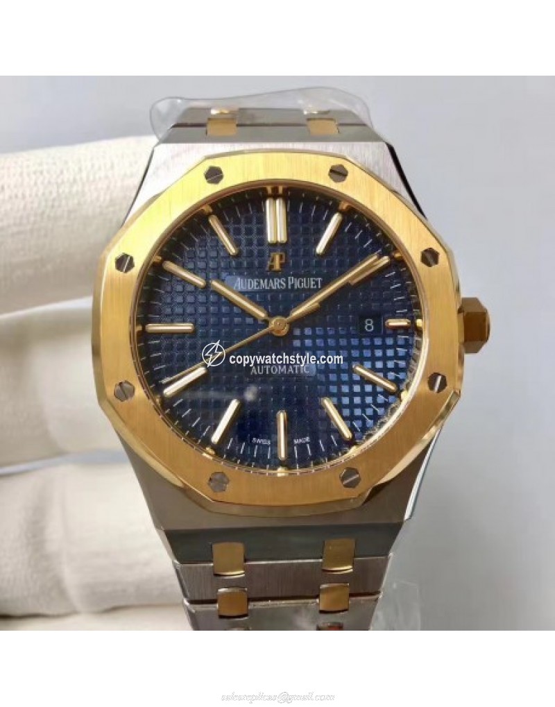 Audemars Piguet Royal Oak 15400 JF Stainless Steel & Yellow Gold Blue Audemars Piguet Royal Oak 15400 JF Stainless Steel & Yellow Gold Blue