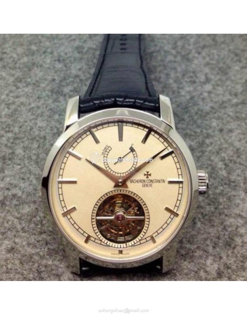 Vacheron Constantin Patrimony Tourbillon Stainless Steel White Vacheron Constantin Patrimony Tourbillon Stainless Steel White