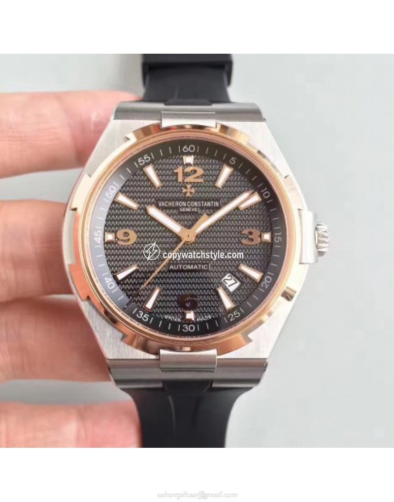 Vacheron Constantin Overseas 47040 JJ Stainless & Rose Gold Steel Black Vacheron Constantin Overseas 47040 JJ Stainless & Rose Gold Steel Black