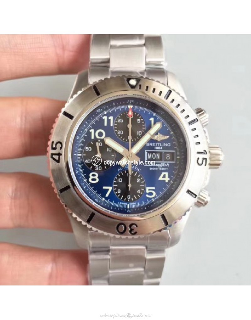 Breitling Superocean Chronograph Steelfish A13341C3/C893 GF Stainless Steel Blue Breitling Superocean Chronograph Steelfish A13341C3/C893 GF Stainless Steel Blue
