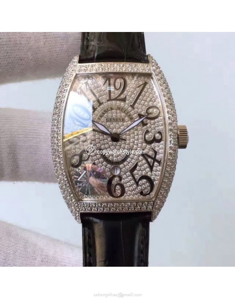 Franck Muller FM 8880 SC DT D6 CD OG Stainless Steel & Diamonds Diamonds Franck Muller FM 8880 SC DT D6 CD OG Stainless Steel & Diamonds Diamonds