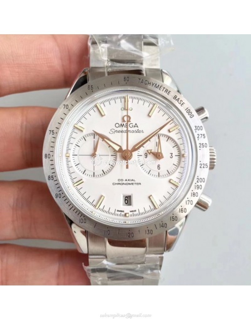 Omega Speedmaster ’57 Co-Axial Chronograph 41.5MM 331.10.42.51.02.002 OM Stainless Steel White Omega Speedmaster ’57 Co-Axial Chronograph 41.5MM 331.10.42.51.02.002 OM Stainless Steel White