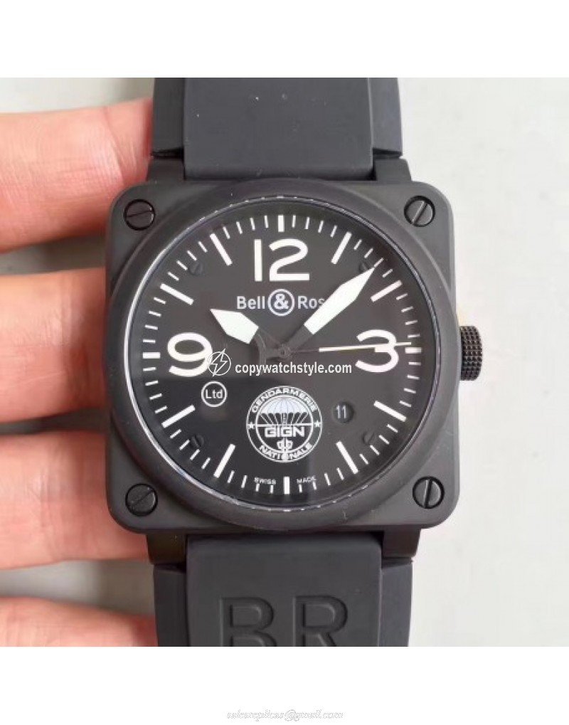 Bell & Ross BR 03-92 GIGN ZF PVD Black Bell & Ross BR 03-92 GIGN ZF PVD Black