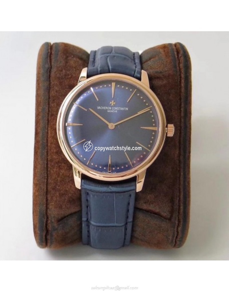 Vacheron Constantin Patrimony 81180/000R-B518 KZ Rose Gold Blue Vacheron Constantin Patrimony 81180/000R-B518 KZ Rose Gold Blue