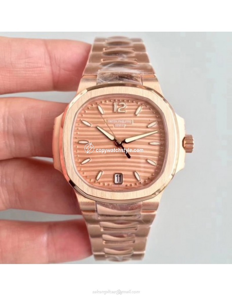 Patek Philippe Ladies Nautilus 7118/1200R PF Rose Gold Rose Gold Patek Philippe Ladies Nautilus 7118/1200R PF Rose Gold Rose Gold