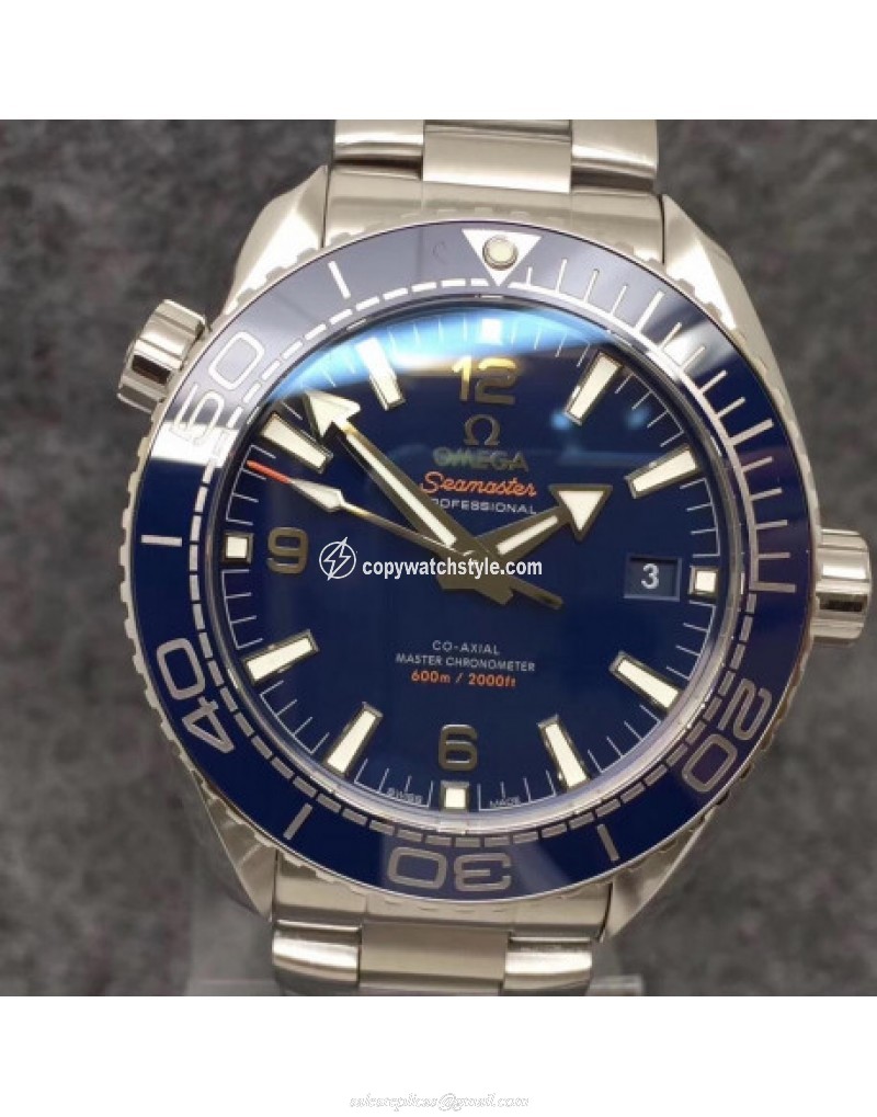 Omega Seamaster Planet Ocean 600M 215.30.44.21.03.001 43.5MM VS Stainless Steel Blue Omega Seamaster Planet Ocean 600M 215.30.44.21.03.001 43.5MM VS Stainless Steel Blue