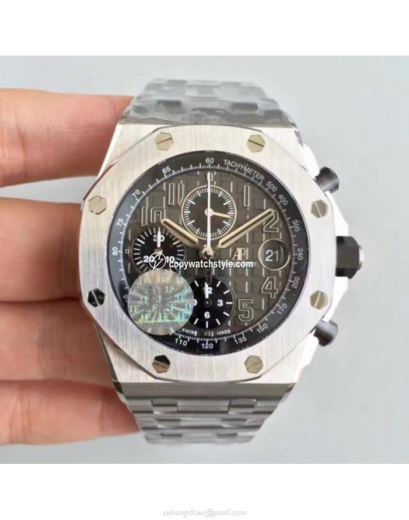 Audemars Piguet Royal Oak Offshore 26470PT.OO.1000PT.01 JF V2 Stainless Steel Grey Audemars Piguet Royal Oak Offshore 26470PT.OO.1000PT.01 JF V2 Stainless Steel Grey
