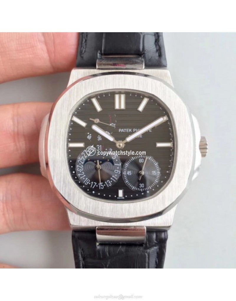 Patek Philippe Nautilus Moonphase 5712G-001 Noob Stainless Steel Black Patek Philippe Nautilus Moonphase 5712G-001 Noob Stainless Steel Black
