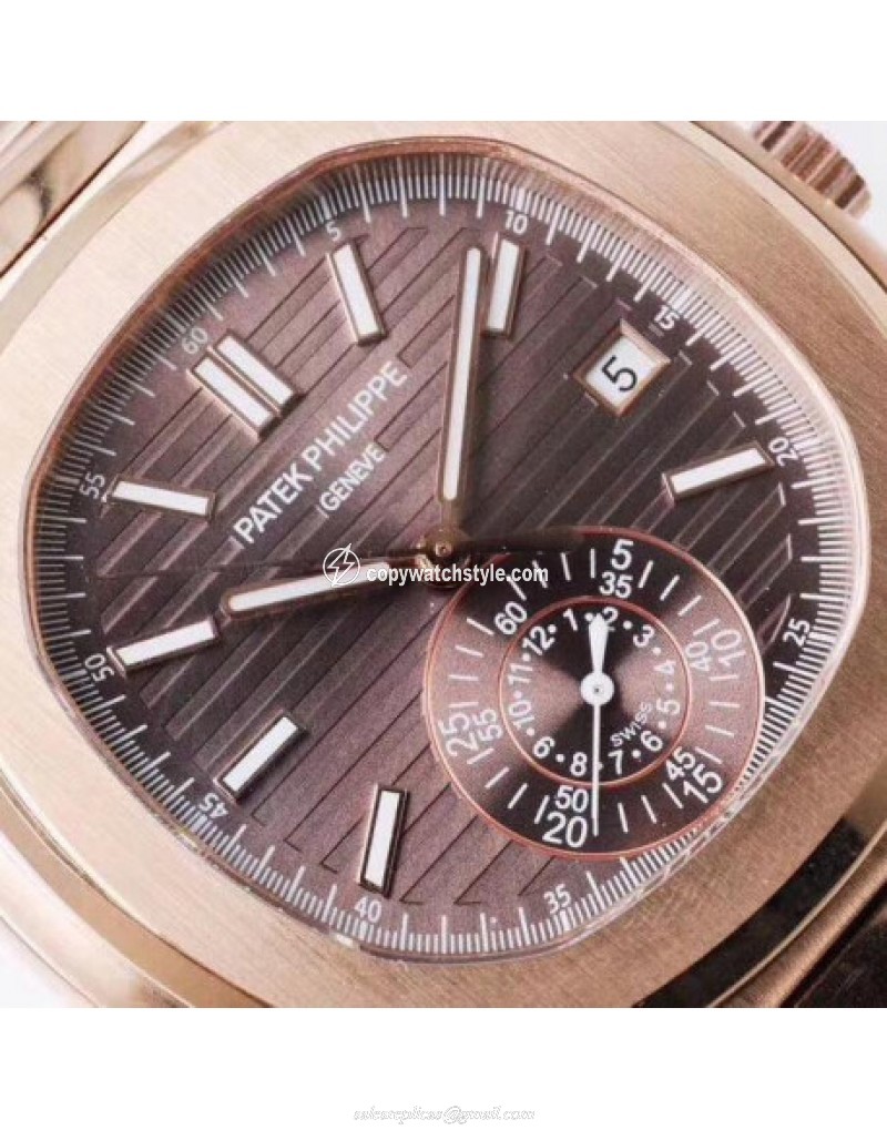 Patek Philippe Nautilus Chronograph 5980/1R PP Rose Gold Chocolate Patek Philippe Nautilus Chronograph 5980/1R PP Rose Gold Chocolate