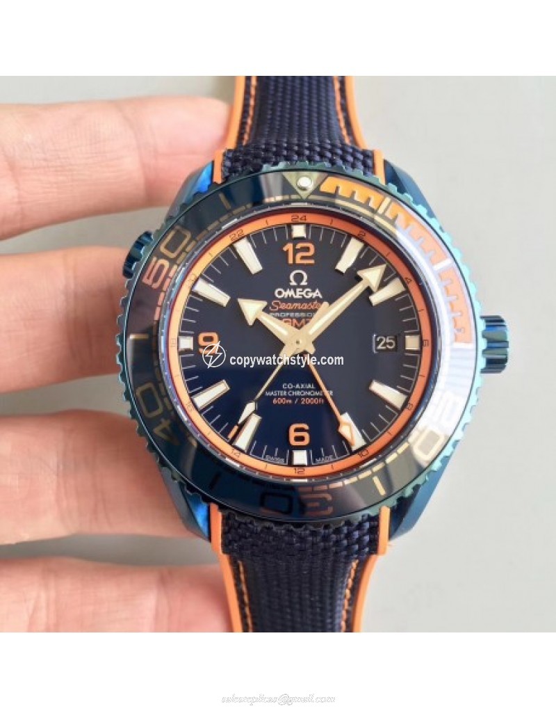 Omega Seamaster Planet Ocean 600M Co-Axial GMT Big Blue 215.32.44.21.01.001 JH Blue PVD Blue Omega Seamaster Planet Ocean 600M Co-Axial GMT Big Blue 215.32.44.21.01.001 JH Blue PVD Blue