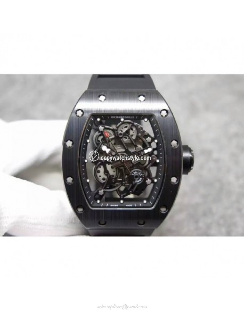 Richard Mille RM55 Black Ceramic Black Skeleton Richard Mille RM55 Black Ceramic Black Skeleton