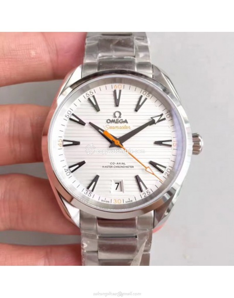 Omega Seamaster Aqua Terra 150M Master Co-Axial Baselworld 2017 XF Stainless Steel White 