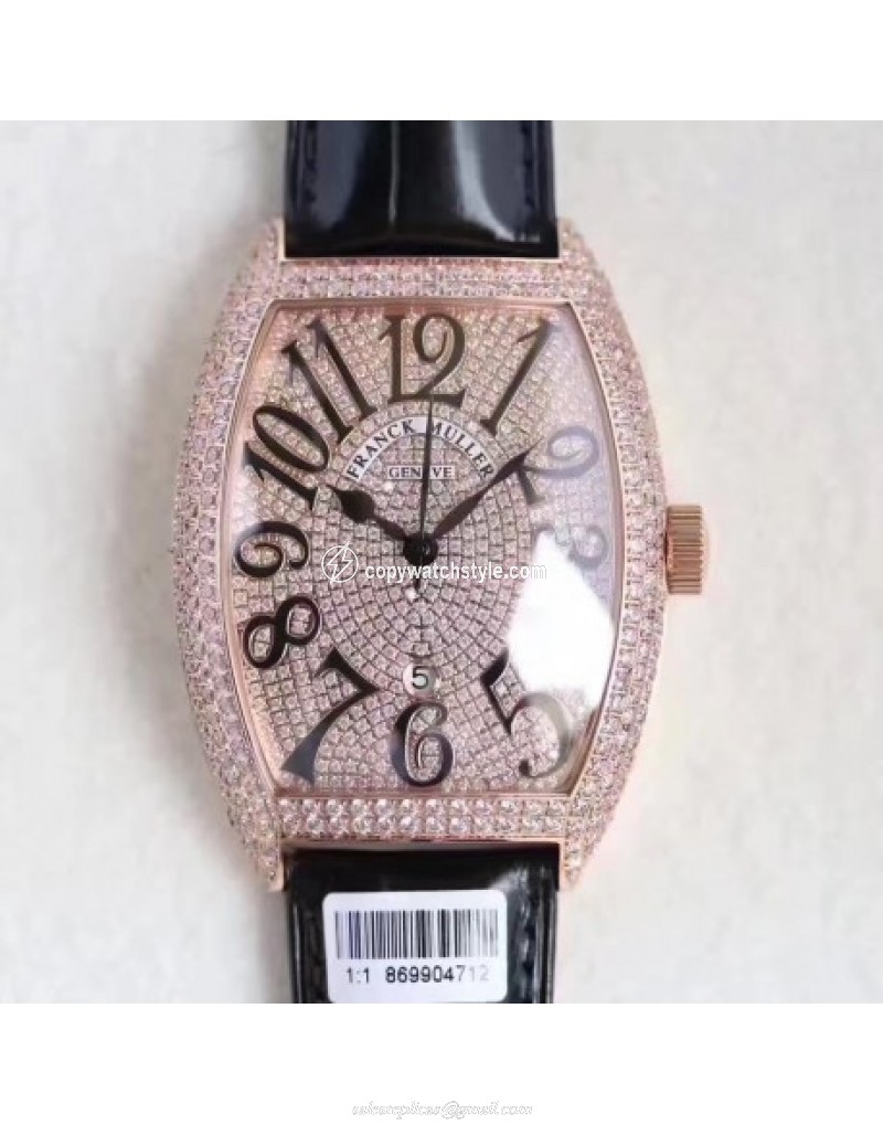 Franck Muller 8880 SC DT ZX Rose Gold & Diamonds Diamond Franck Muller 8880 SC DT ZX Rose Gold & Diamonds Diamond