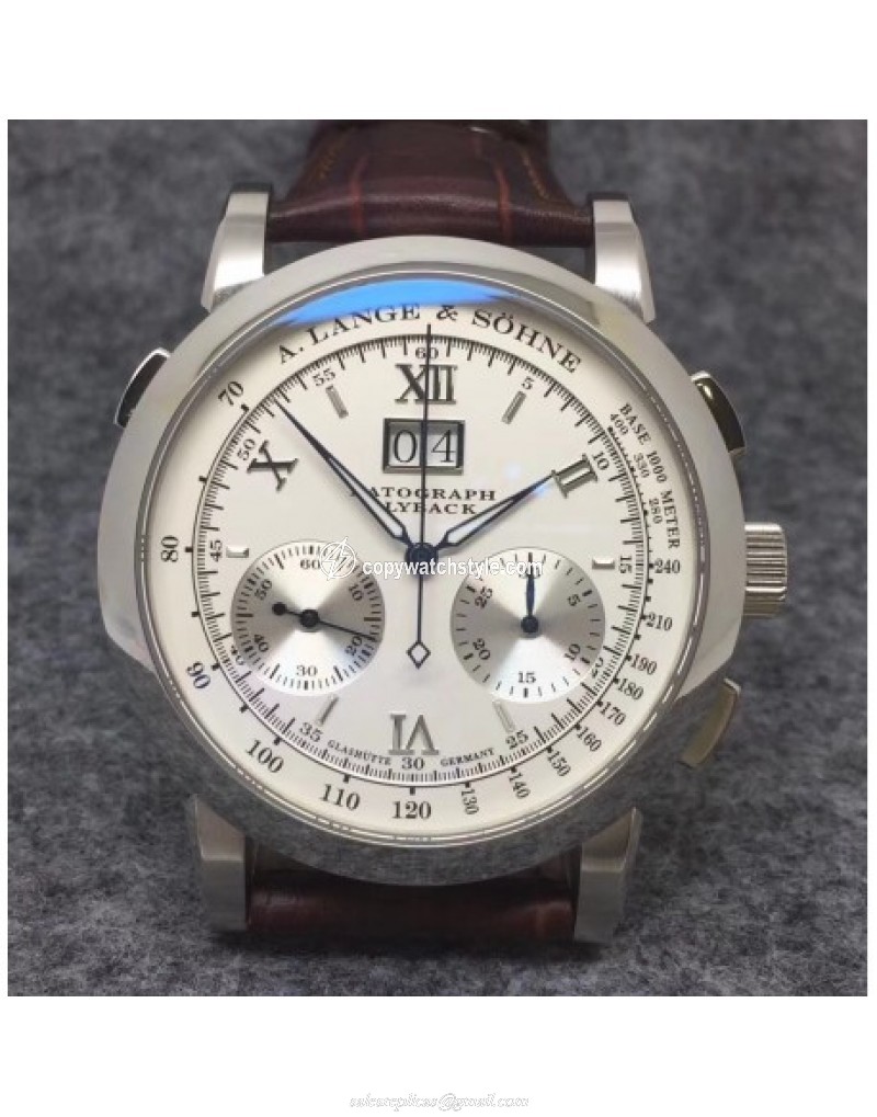 A. Lange & Sohne Datograph Flyback BM Stainless Steel White 