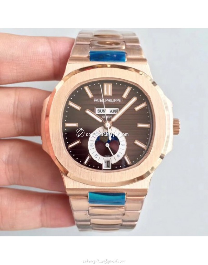 Patek Philippe Nautilus 5726/1A Noob Rose Gold Brown Patek Philippe Nautilus 5726/1A Noob Rose Gold Brown