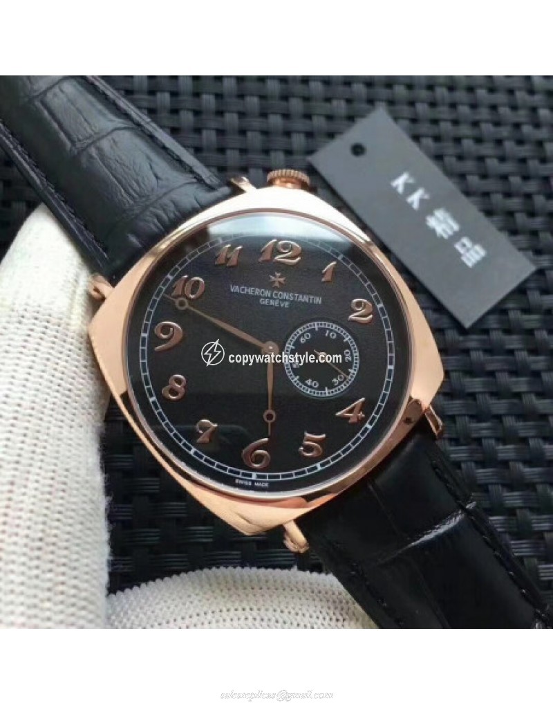 Vacheron Constantin Historiques American 1921 82035/000R-9359 KK Rose Gold Black 