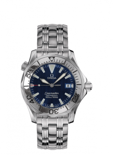 Omega Seamaster Diver 300M Quartz 36.25 Stainless Steel / Electric Blue / Bracelet 2063.80.00 Omega Seamaster Diver 300M Quartz 36.25 Stainless Steel / Electric Blue / Bracelet 2063.80.00