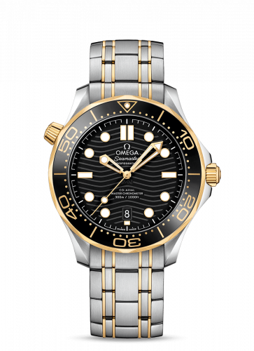 Omega Seamaster Diver 300M Master Co-Axial 42 Stainless Steel / Yellow Gold / Black / Bracelet 210.20.42.20.01.002 Omega Seamaster Diver 300M Master Co-Axial 42 Stainless Steel / Yellow Gold / Black / Bracelet 210.20.42.20.01.002
