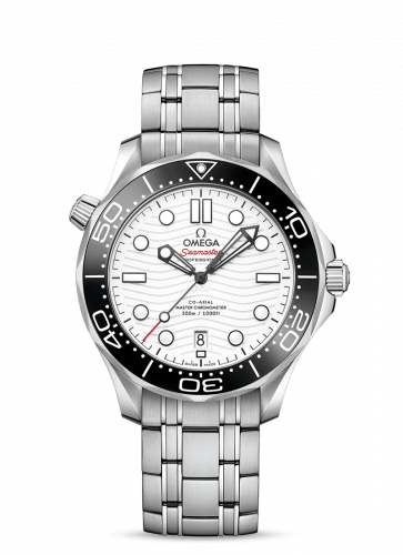 Omega Seamaster Diver 300M Master Co-Axial 42 Stainless Steel / White / Bracelet 210.30.42.20.04.001