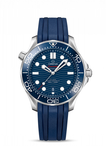 Omega Seamaster Diver 300M Master Co-Axial 42 Stainless Steel / Blue / Rubber 210.32.42.20.03.001 Omega Seamaster Diver 300M Master Co-Axial 42 Stainless Steel / Blue / Rubber 210.32.42.20.03.001