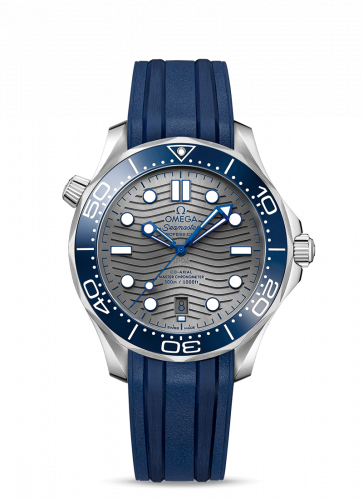 Omega Seamaster Diver 300M Master Co-Axial 42 Stainless Steel / Grey / Rubber 210.32.42.20.06.001 Omega Seamaster Diver 300M Master Co-Axial 42 Stainless Steel / Grey / Rubber 210.32.42.20.06.001