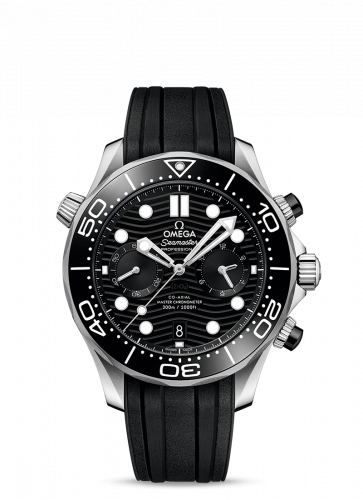 Omega Seamaster Diver 300M Master Co-Axial 44 Chronograph Stainless Steel / Black / Rubber 210.32.44.51.01.001 Omega Seamaster Diver 300M Master Co-Axial 44 Chronograph Stainless Steel / Black / Rubber 210.32.44.51.01.001