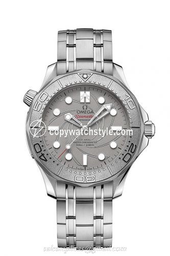 Omega Seamaster Diver 300M Master Co-Axial 42 Platinum Aston Martin Neiman Marcus 210.93.42.20.99.001