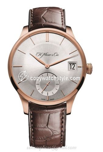 H. Moser & Cie Venturer Big Date, Red Gold, Argente Dial 2100-0400 H. Moser & Cie Venturer Big Date, Red Gold, Argente Dial 2100-0400