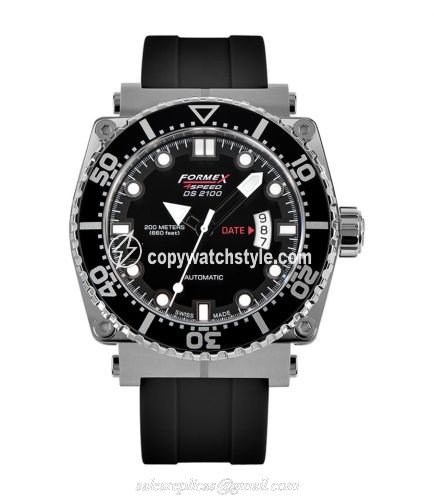 Formex Diver Automatic Black / Rubber 2100.1.7020.910 Formex Diver Automatic Black / Rubber 2100.1.7020.910