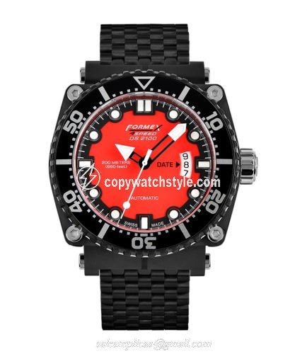Formex Diver Automatic Red / Bracelet 2100.9.7074.110 Formex Diver Automatic Red / Bracelet 2100.9.7074.110